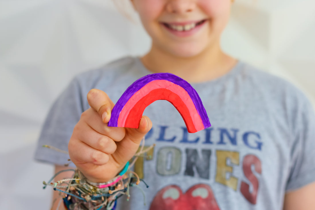 Diy Air Dry Clay Rainbows