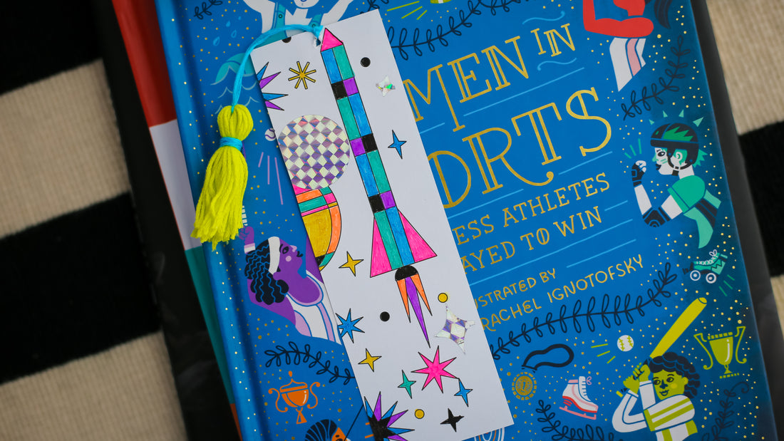 Coloring Sheet Bookmark DIY
