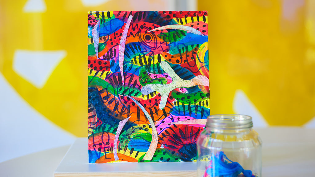 Layered Canvas DIY