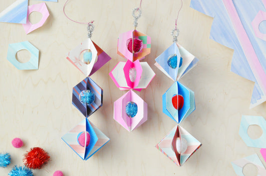 Diy Spinning Paper Ornaments